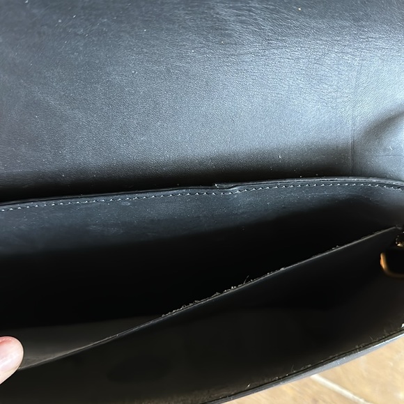 Janessa Leone Joan suede full grain leather Black crossbody bag w/Marant dustbag - Picture 13 of 16